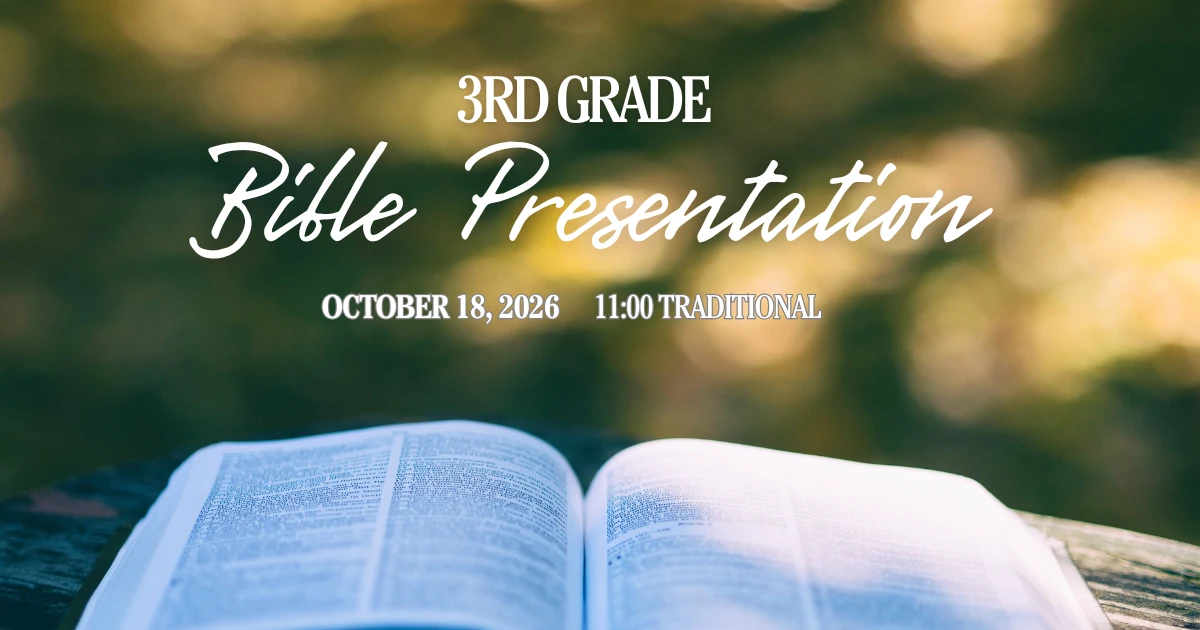 3rd Grade (and Up) Bible Presentation 
