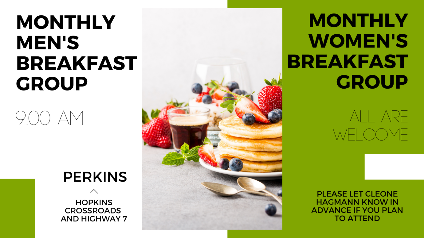 Men's & Women's Breakfast Fellowship at Perkins