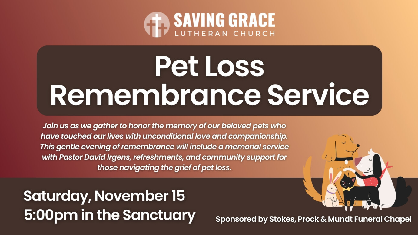 5pm Pet Loss Remembrance Service
