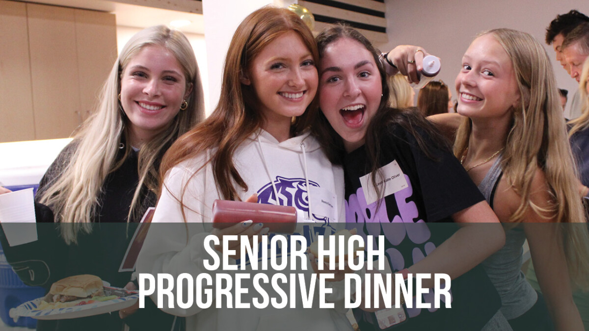 Senior High Progressive Dinner