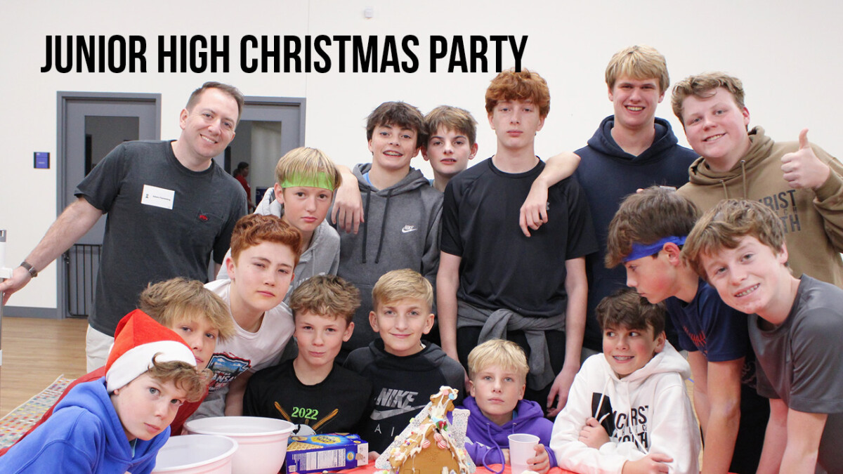 Junior High Christmas Party