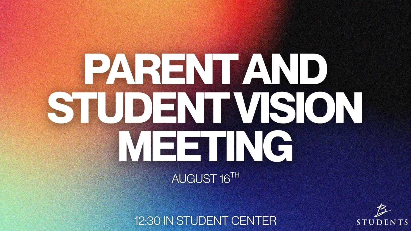 Student Ministry Vision Lunch