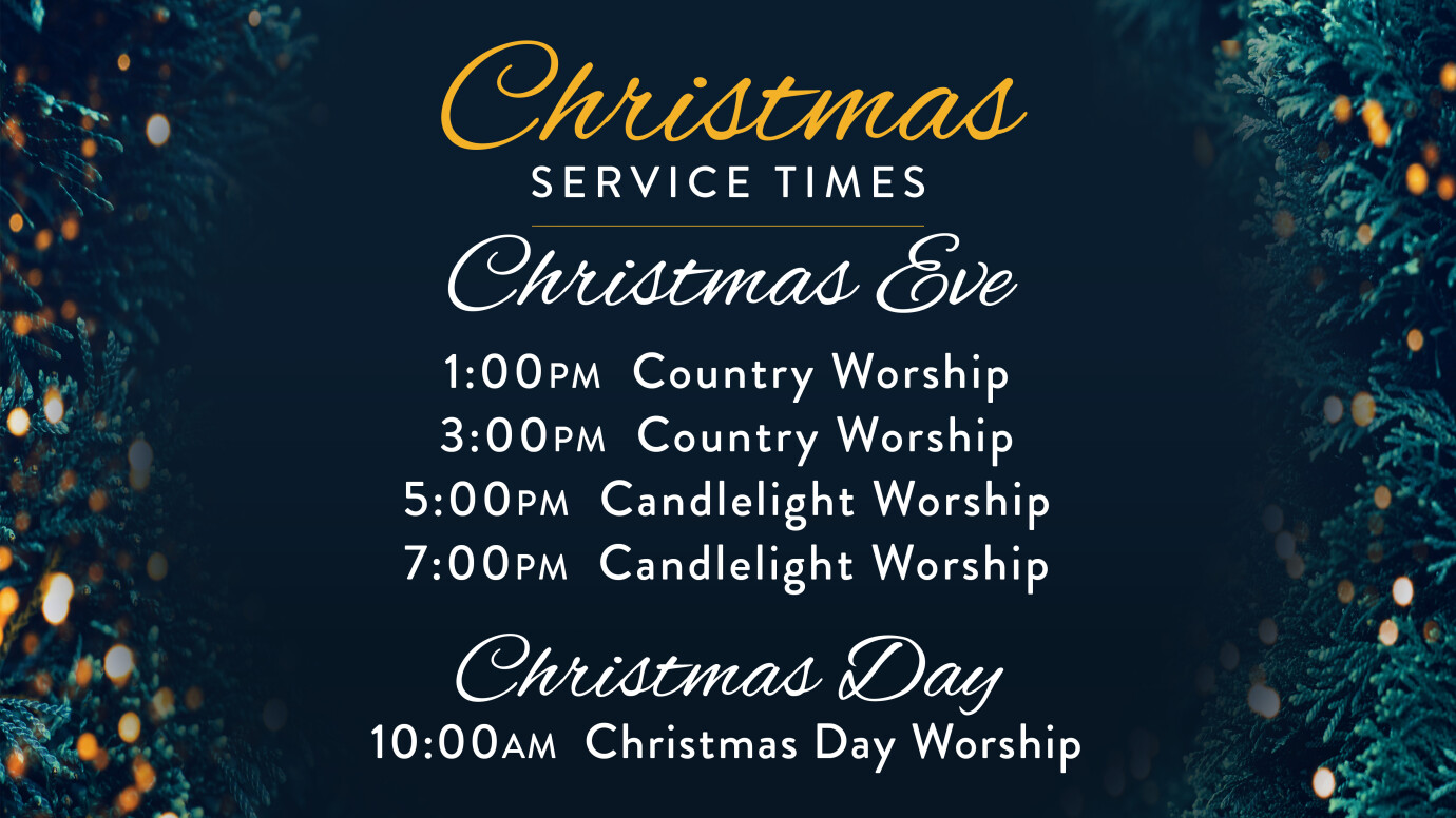 1 PM Country Worship Christmas Service