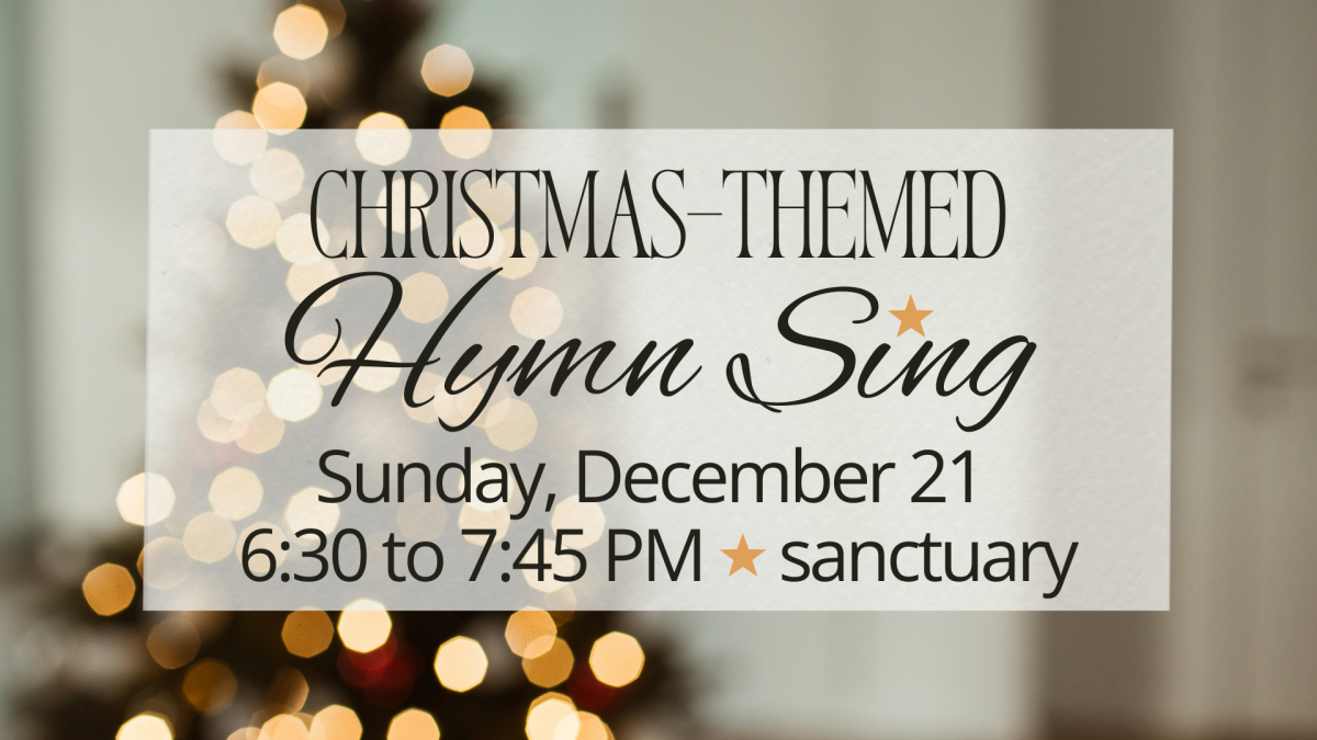 Christmas-Themed Hymn Sing