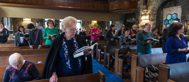 Our congregation loves singing