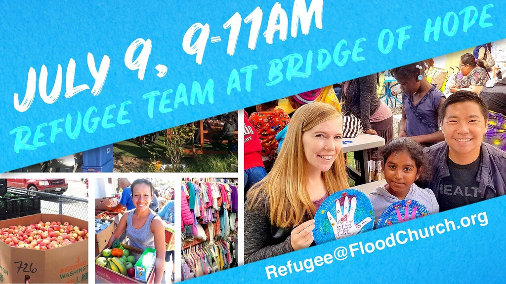 Refugee Team at Bridge of Hope