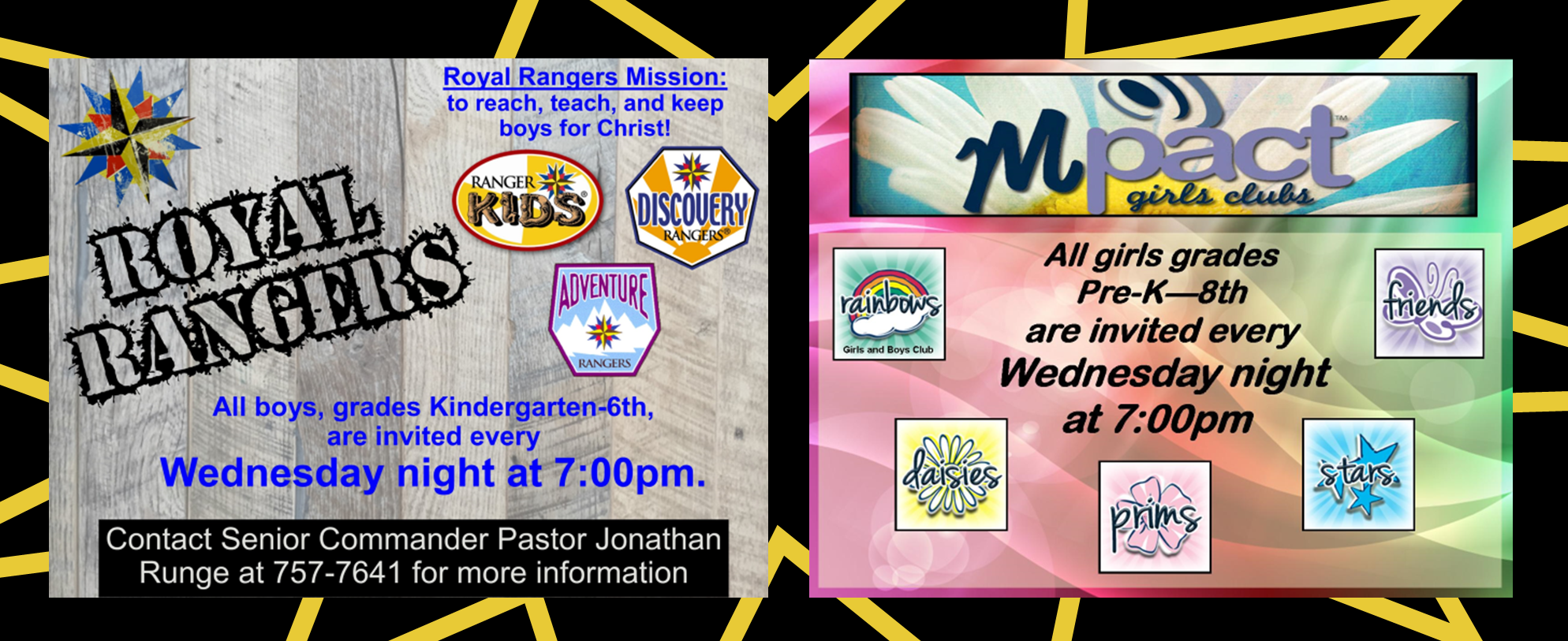 Mpact and RR on Wednesday Nights 7pm