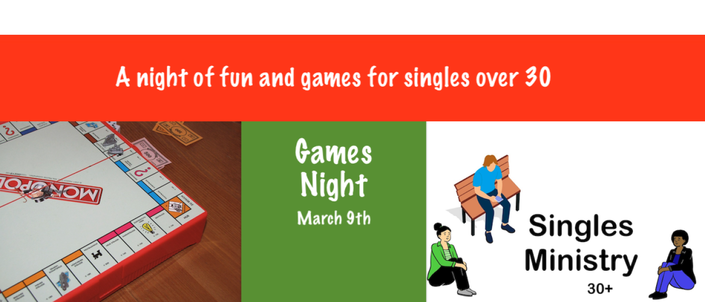 singles ministry games night 