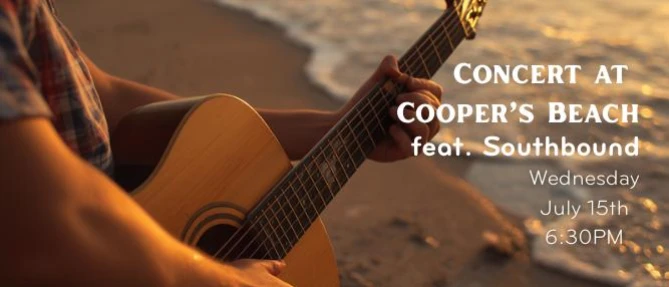 Concert at Coopers Beach - Jul 15 2026 6:30 PM