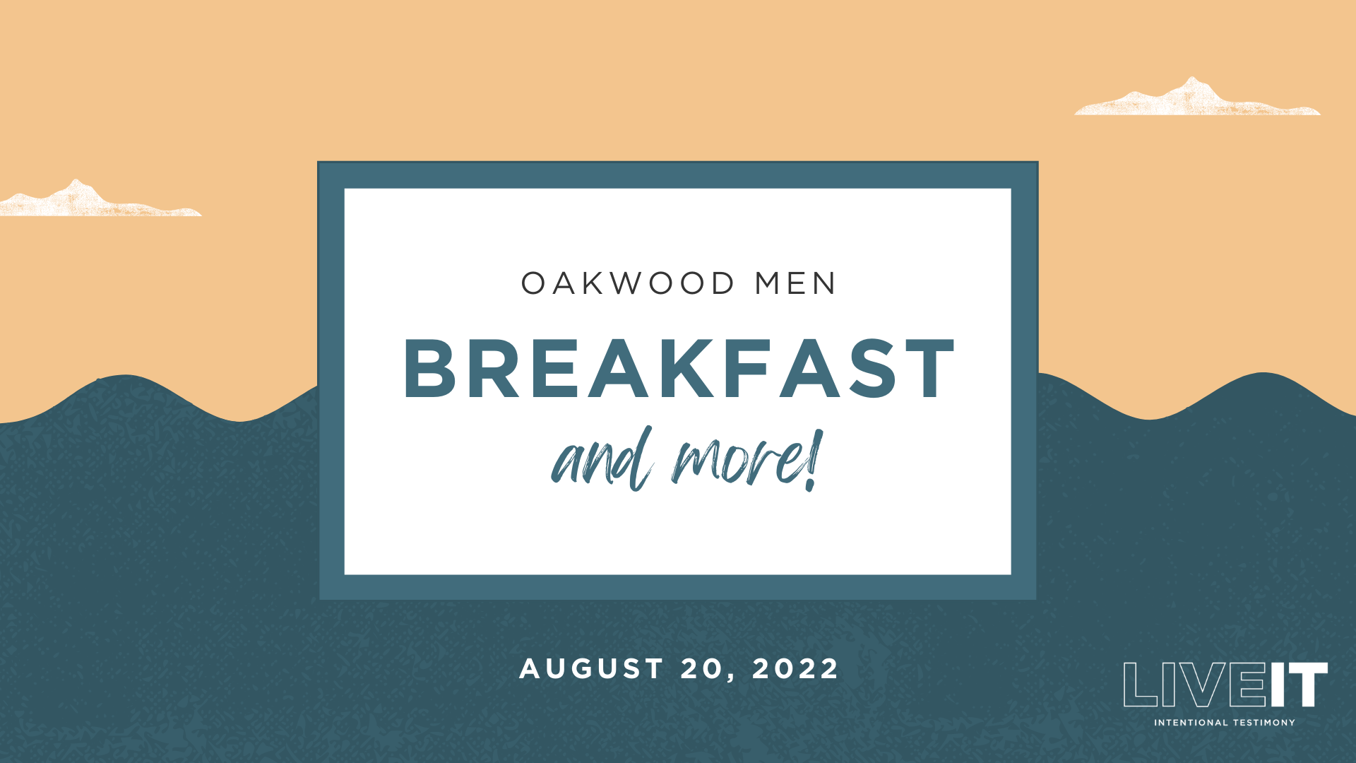 Men's Breakfast at Lazy L&L