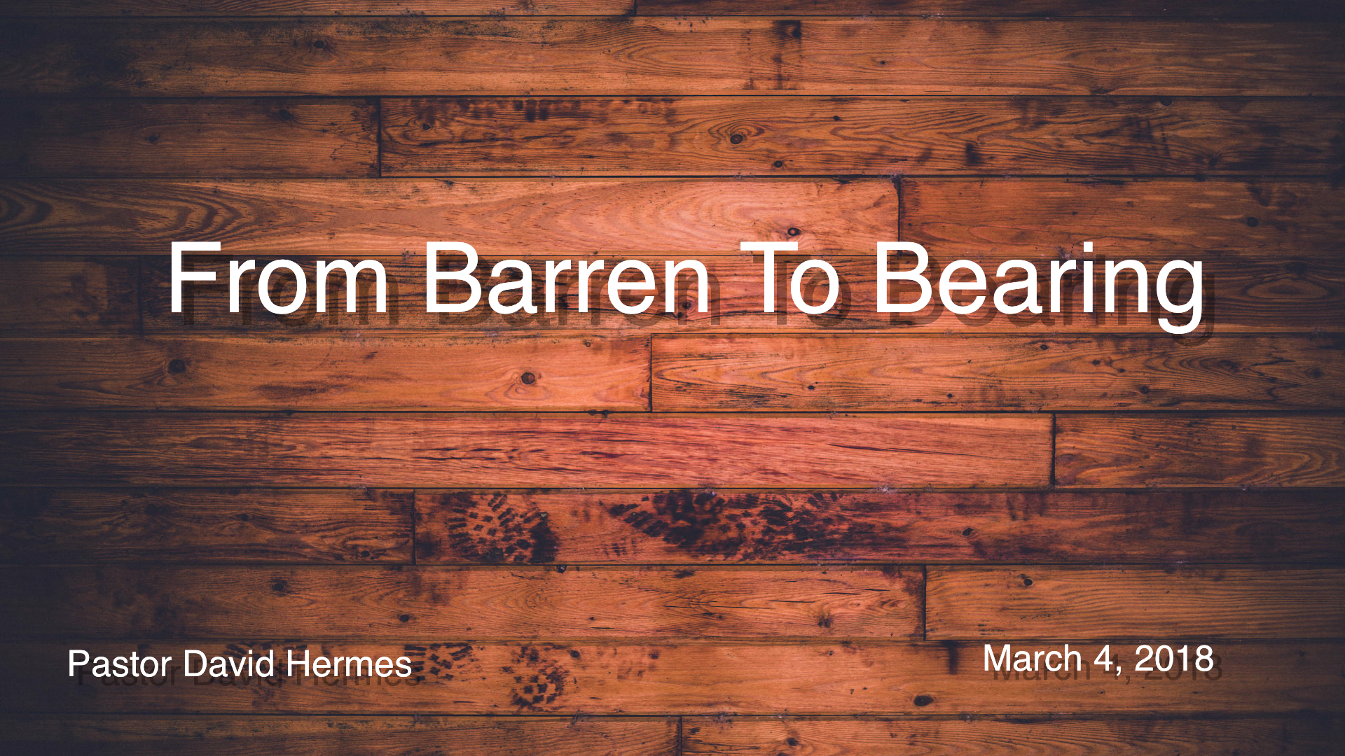 From Barren To Bearing episode artwork
