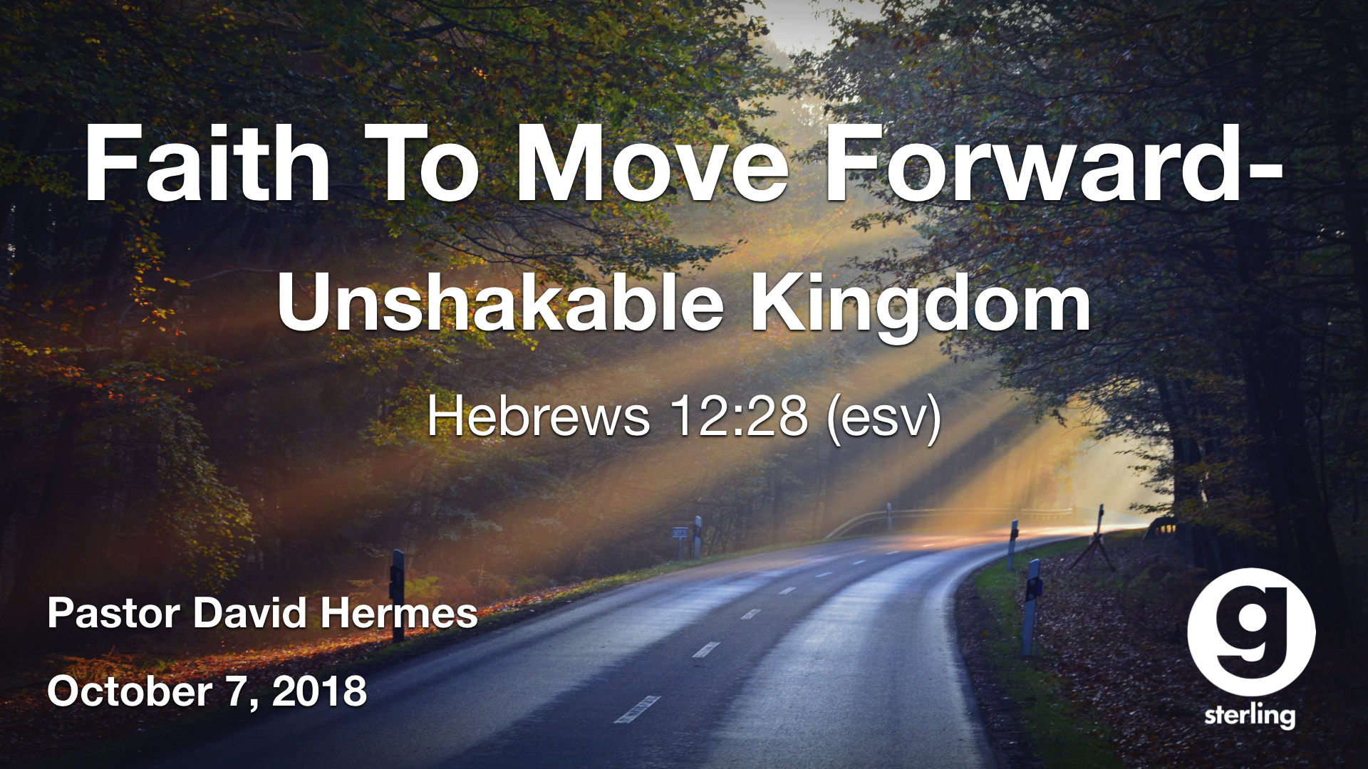 Faith to Move Forward - Unshakable Kingdom episode artwork