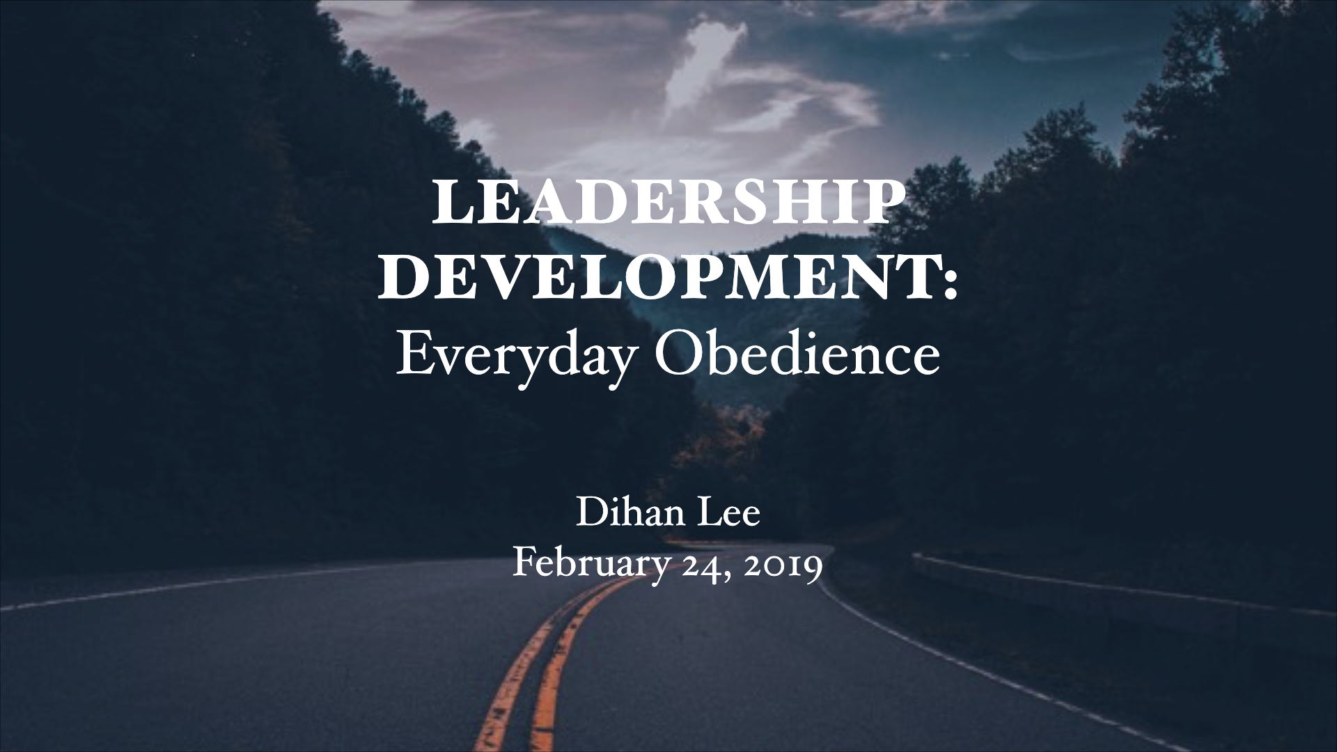 Leadership Development - Everyday Obedience episode artwork