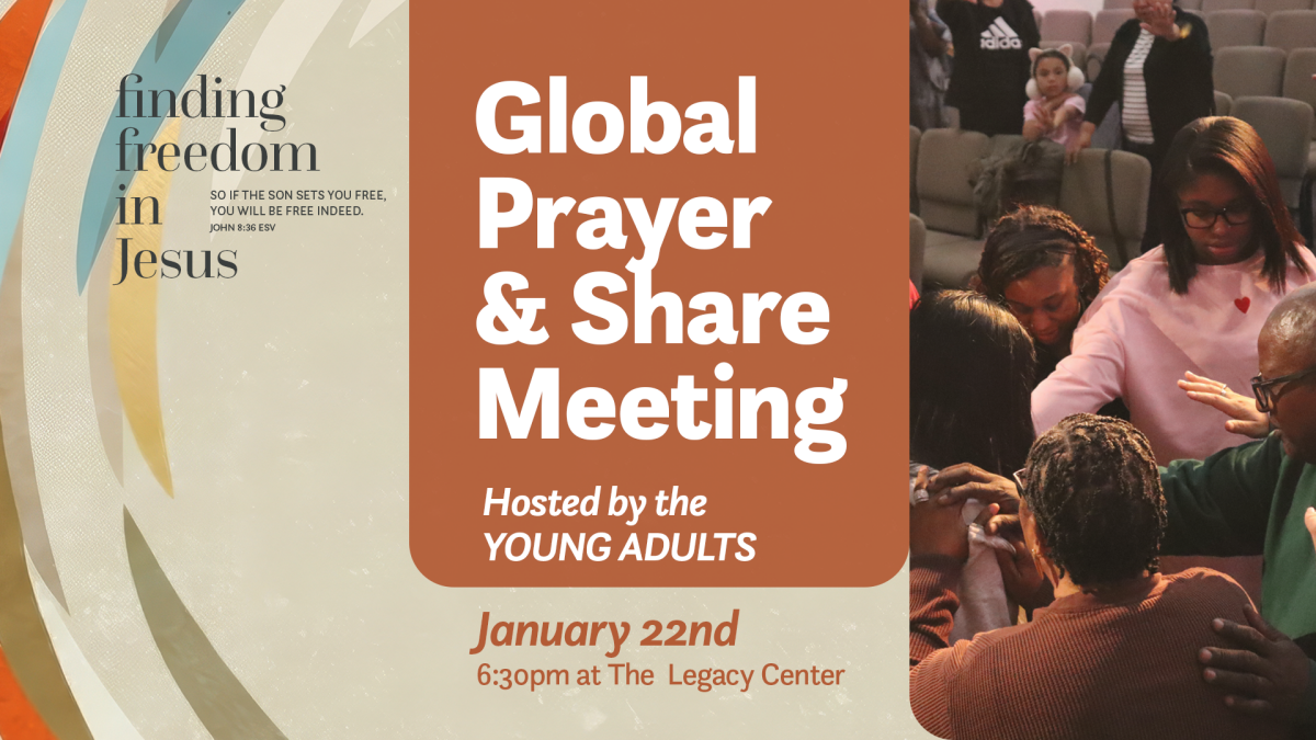 Global Prayer and Share Meeting Led by our Young Adults