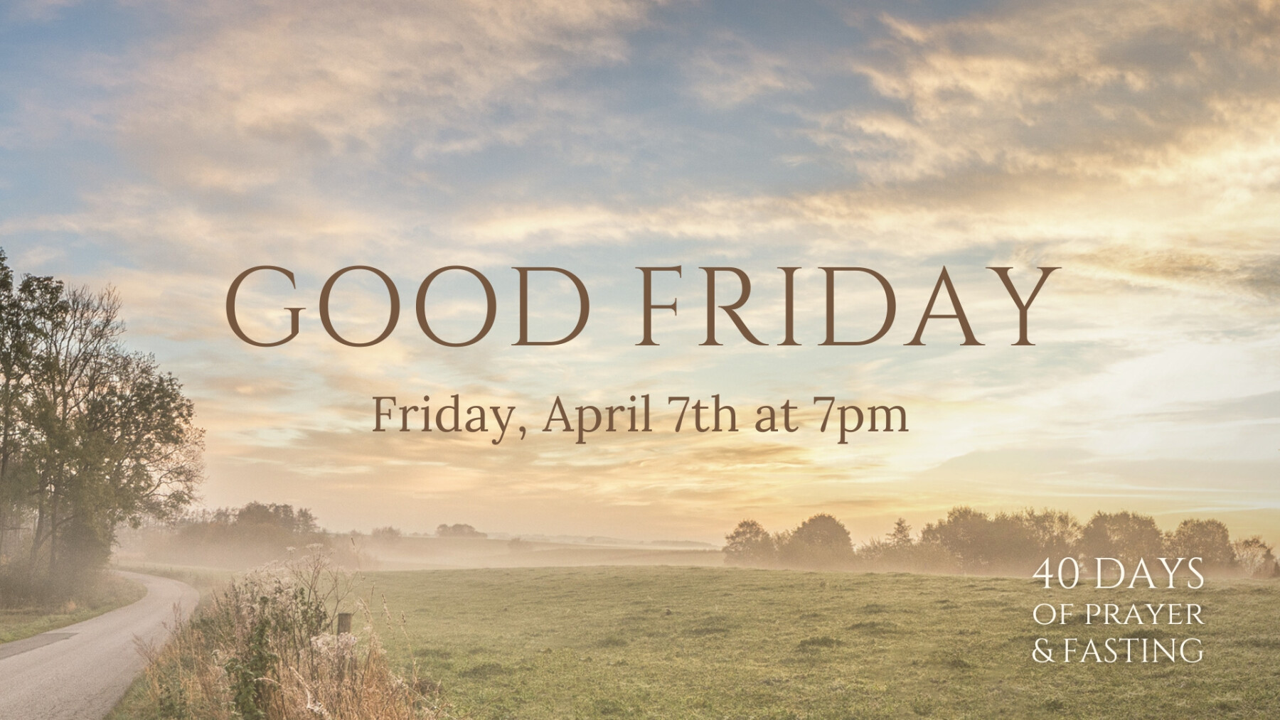 Good Friday Service - April 7th