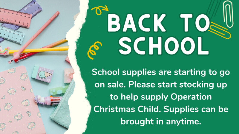 Back to School Supplies Collection