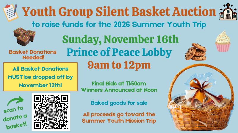 Youth Group Silent Basket Auction