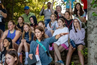 Children and youth participating in summer camp at Camp Lucerne