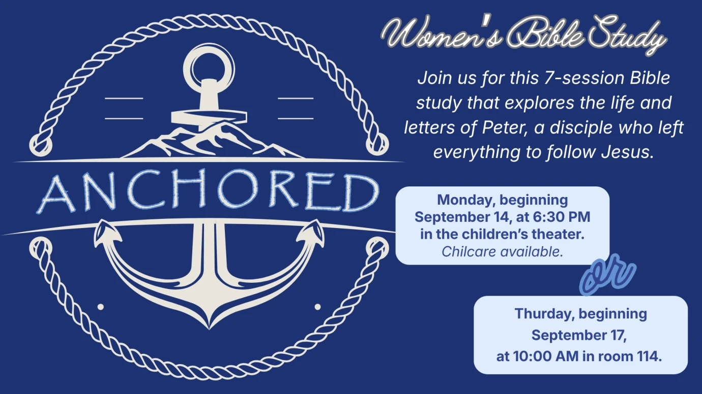 Women's Bible Study "Anchored"