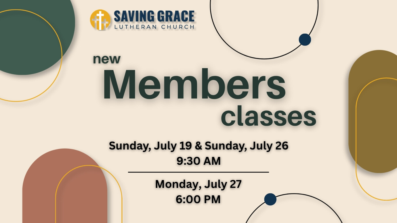 9:30am New Members Class