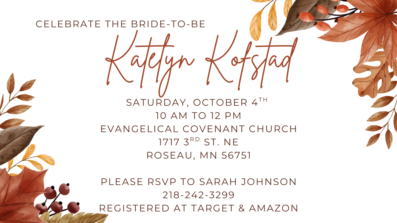Bridal Shower for Katelyn Kofstad