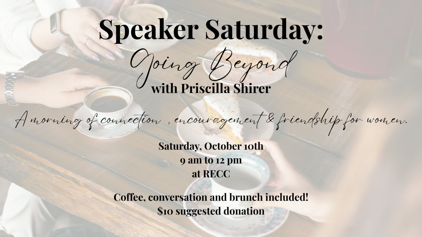 Women's Ministry Speaker Saturday
