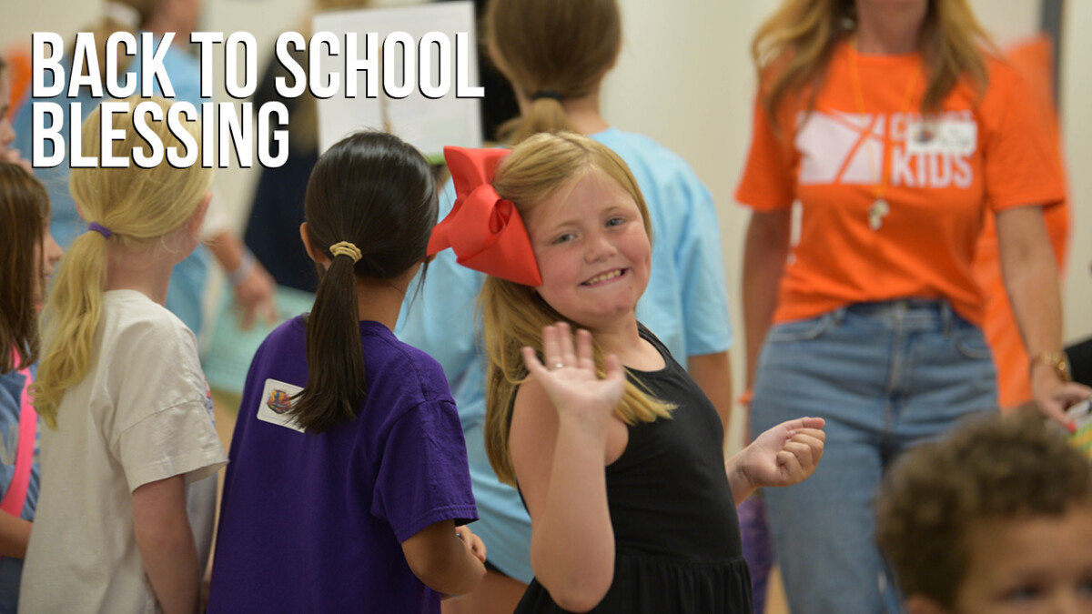 Back to School blessing