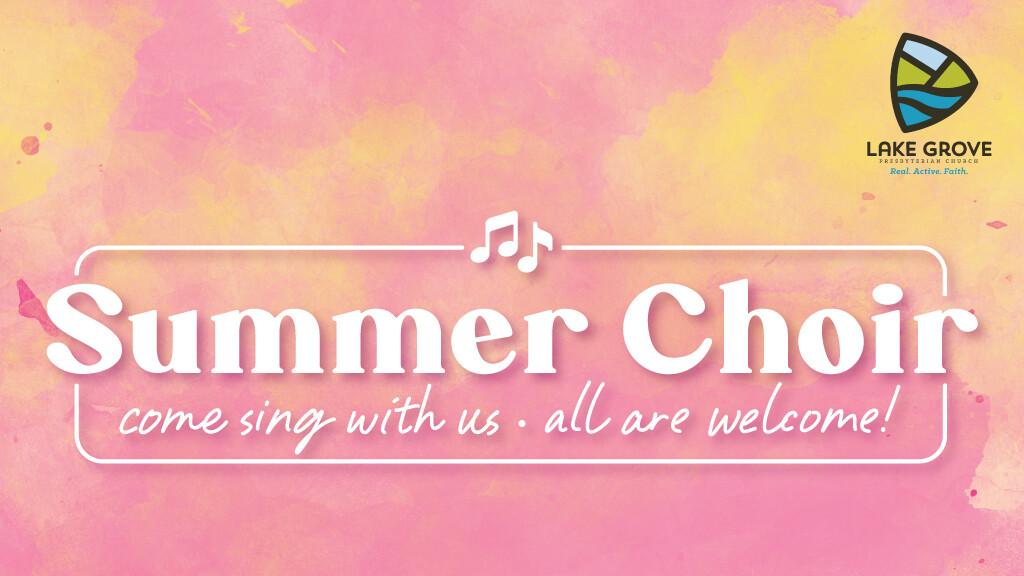 Summer Choir Rehearsal
