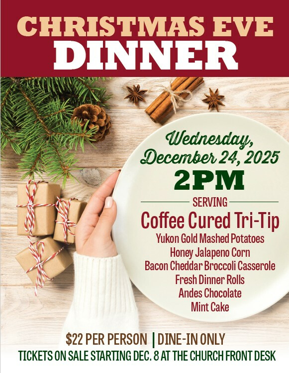 2 PM Christmas Eve Dinner