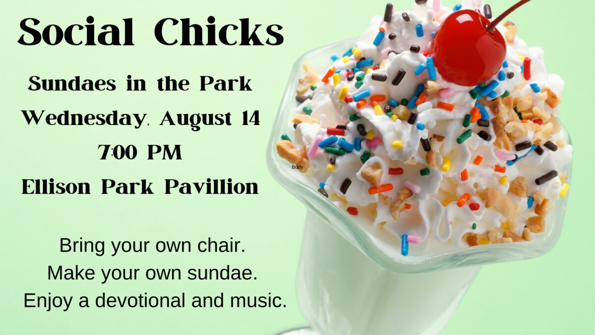 7:00PM Social Chicks - Ellison Park