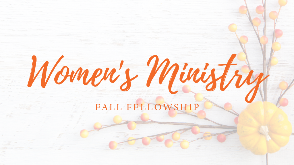 Women's Fall Fellowship