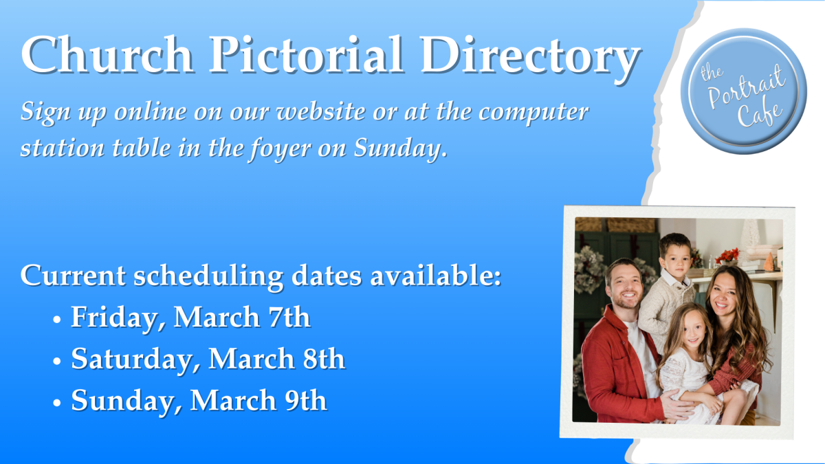 Church Pictorial Directory Signups