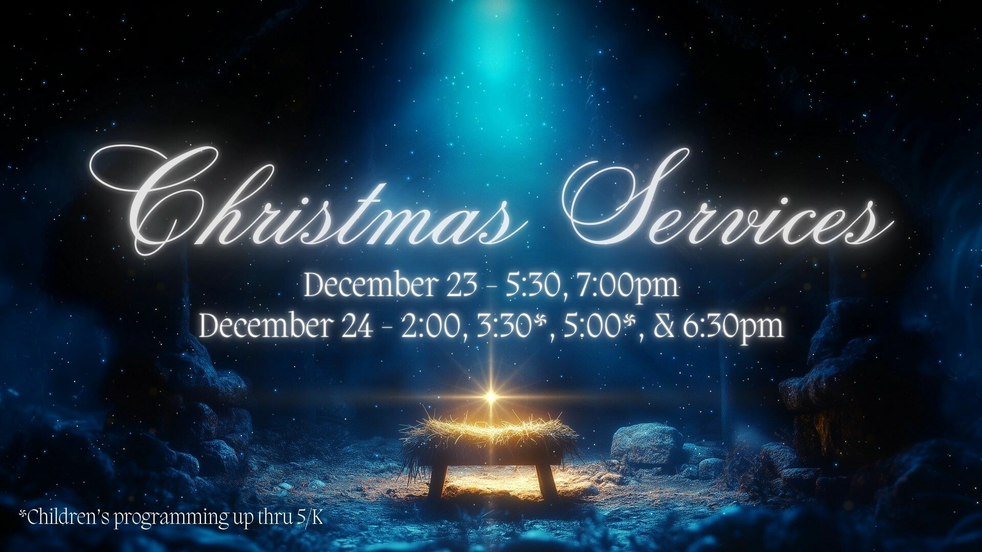 Christmas Candelight Services (Six Service Options)
