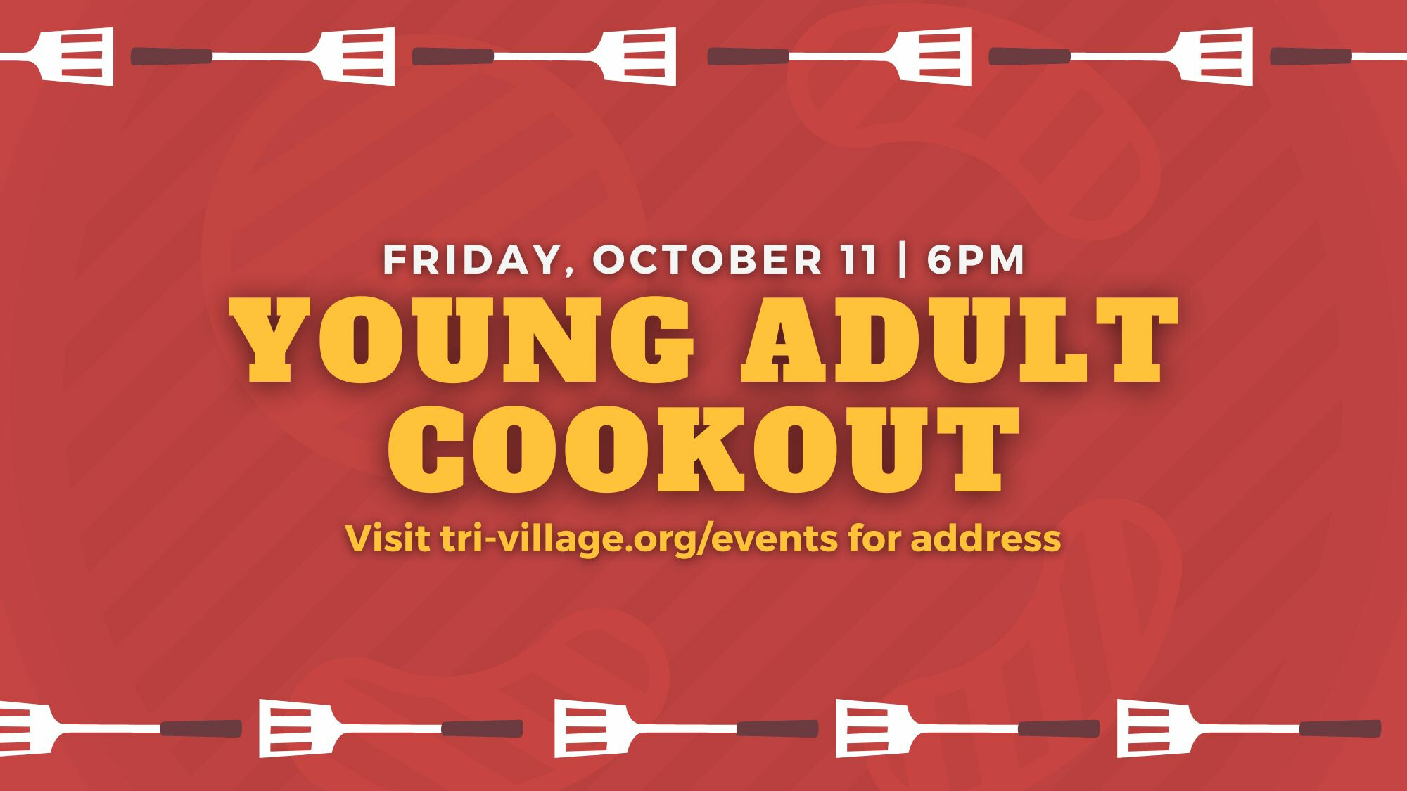 Young Adult Cookout (Off-Campus)