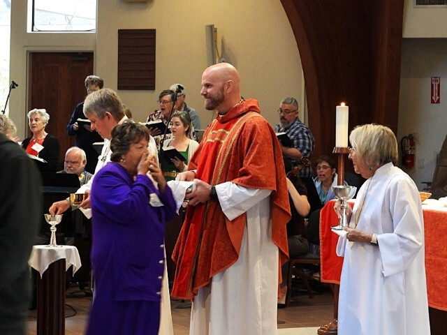 receiving communion