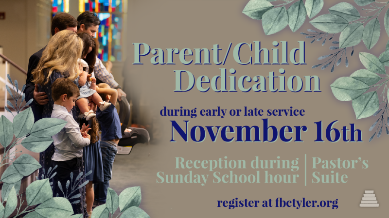Parent Child Dedication