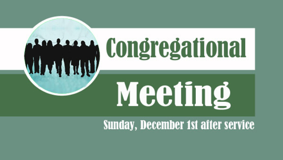 Congregational Meeting