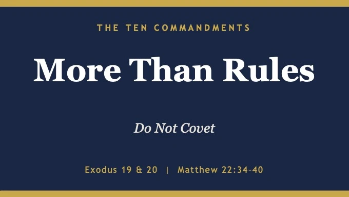 Do Not Covet