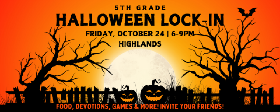 5th Grade Halloween Lock-in - 2025