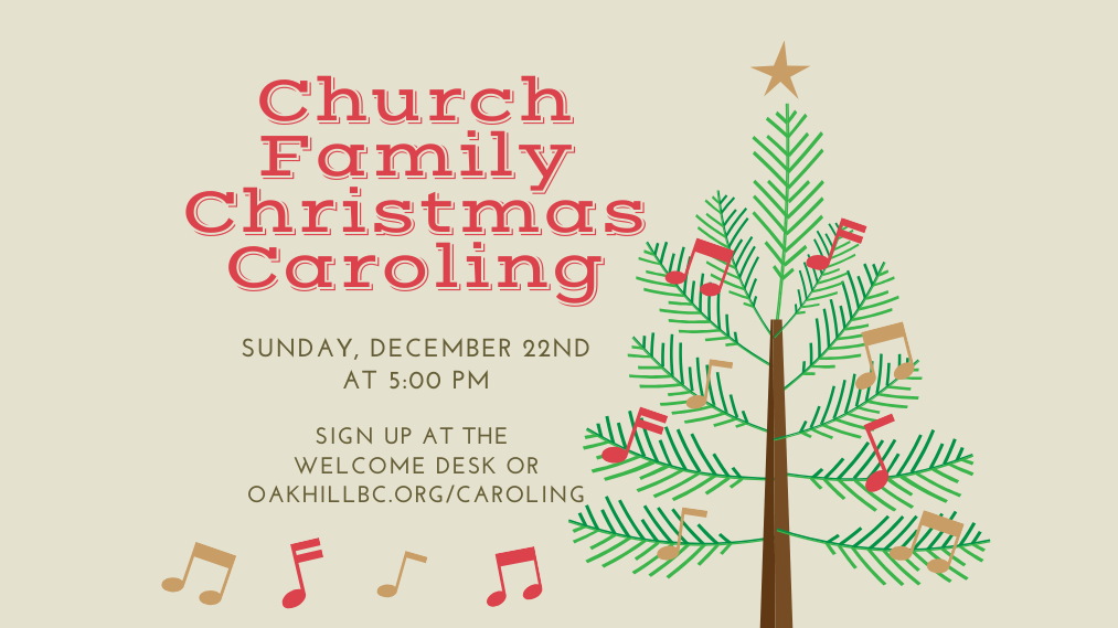 Church Family Christmas Caroling 2024