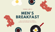 Men's Breakfast June 13th
