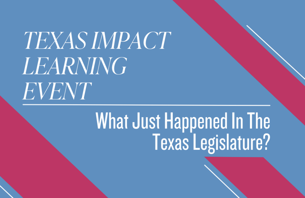 Texas Impact Learning Event