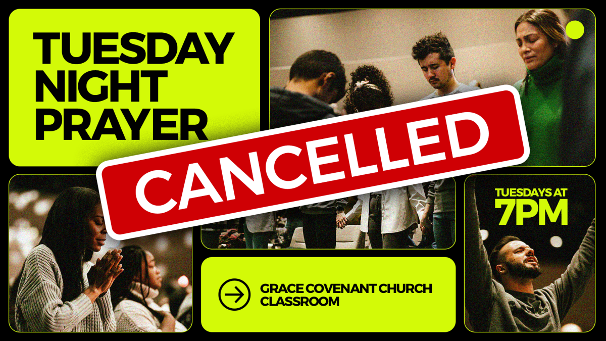 Tuesday Night Prayer - Cancelled Oct 22 