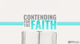 Contending For The Faith #1 \ October 4, 2026