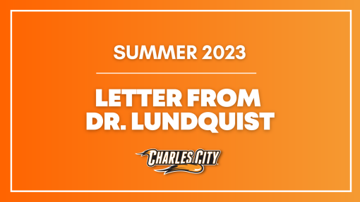 Message from Dr. Lundquist