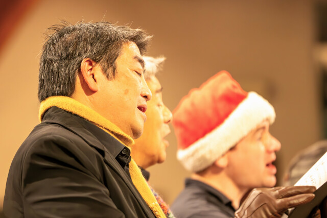 2024 Winter Concert ensemble - Jose, Gary, Bob