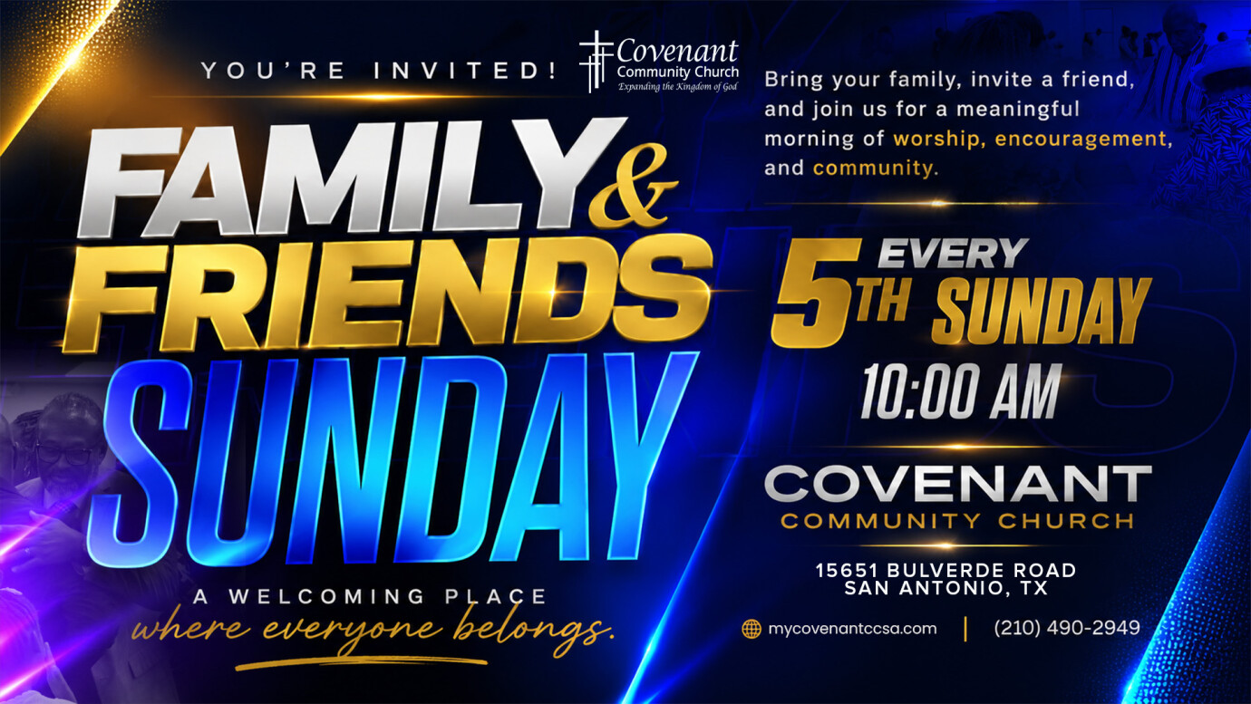 Friends and Family Sunday