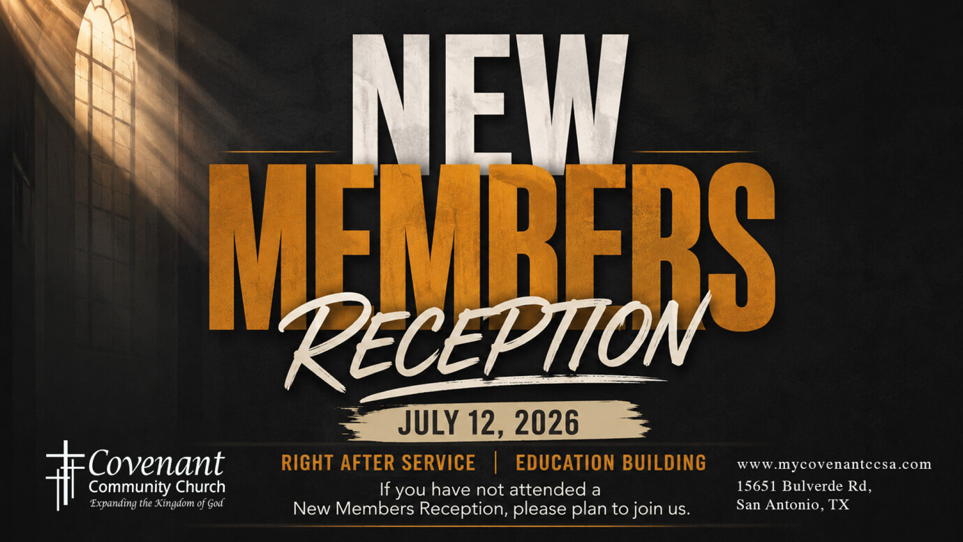 New Member Reception