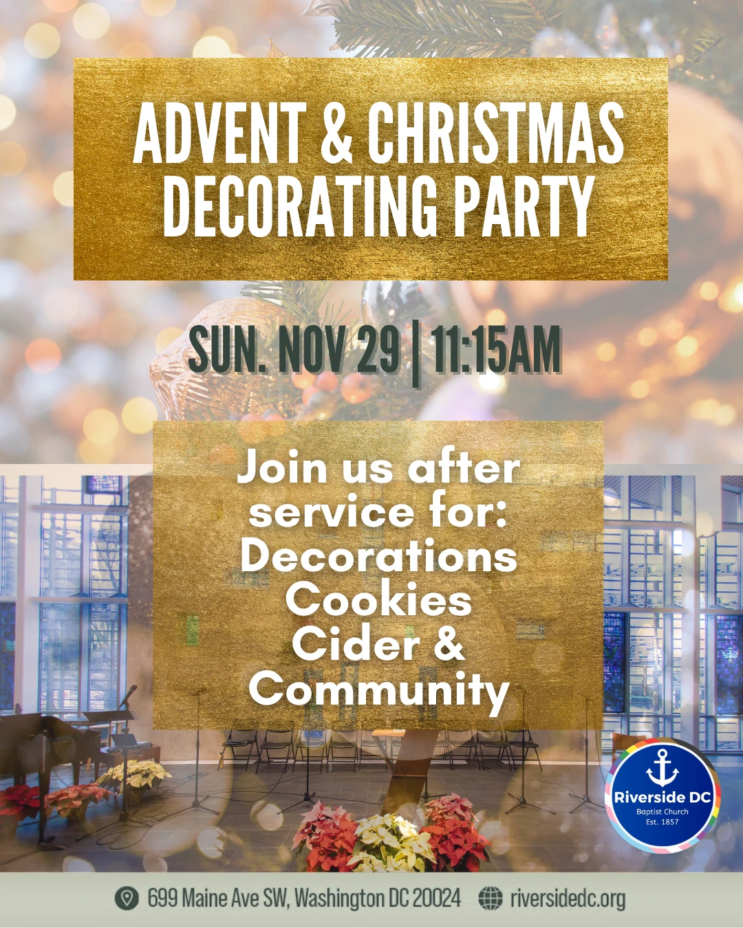 Advent & Christmas 2026 Decorating Party