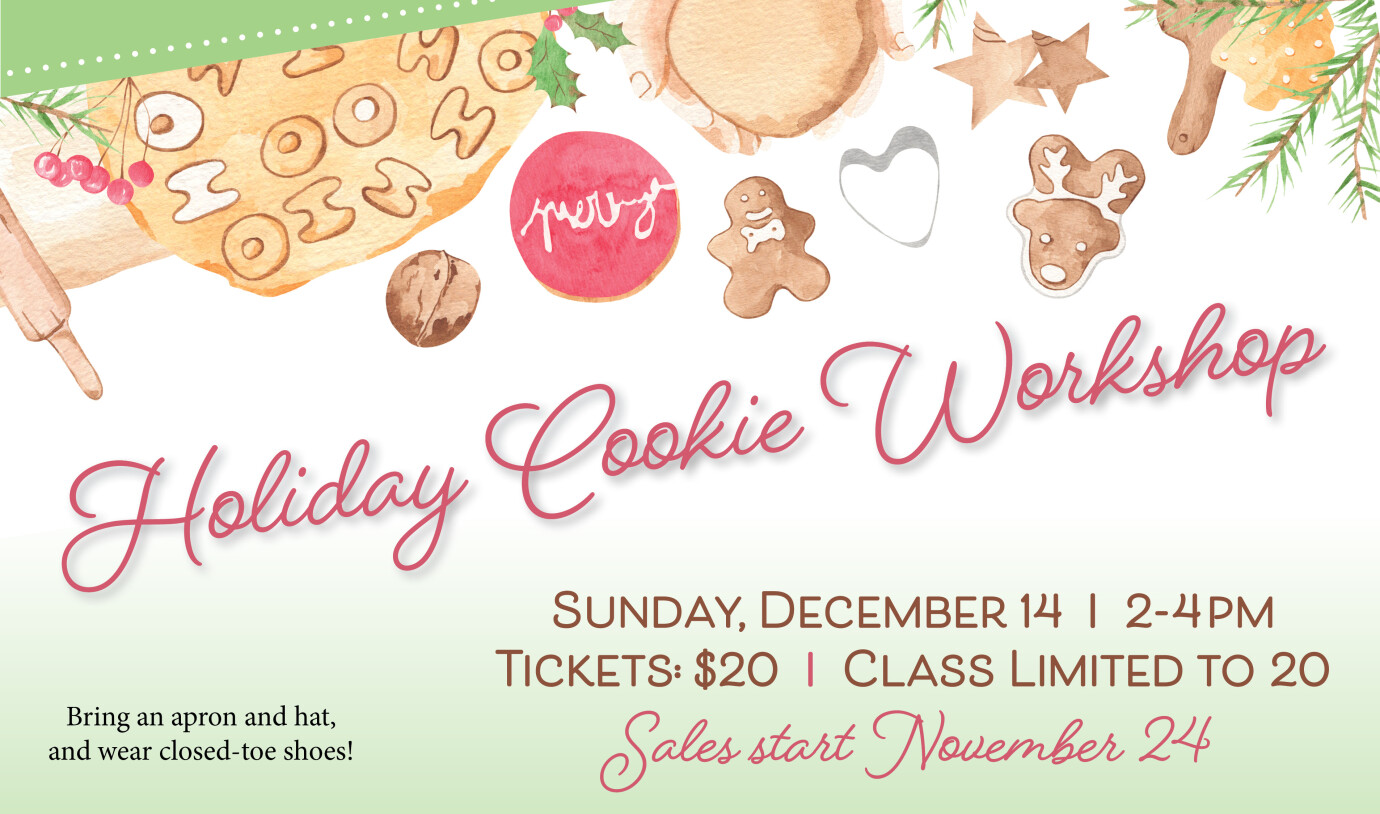 2 PM Holiday Cookie Workshop